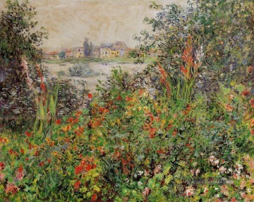 Claude Monet Werke - Blumen bei Vetheuil Claude Monet
